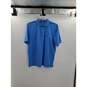 Cutter & Buck Drytec 50+ UPF Large BMW Championship Blue Golf Polo